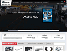 Tablet Screenshot of bepo.com.br
