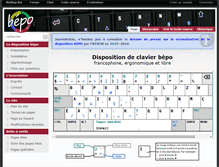 Tablet Screenshot of bepo.fr